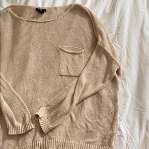 Slouchy oversized knit sweater